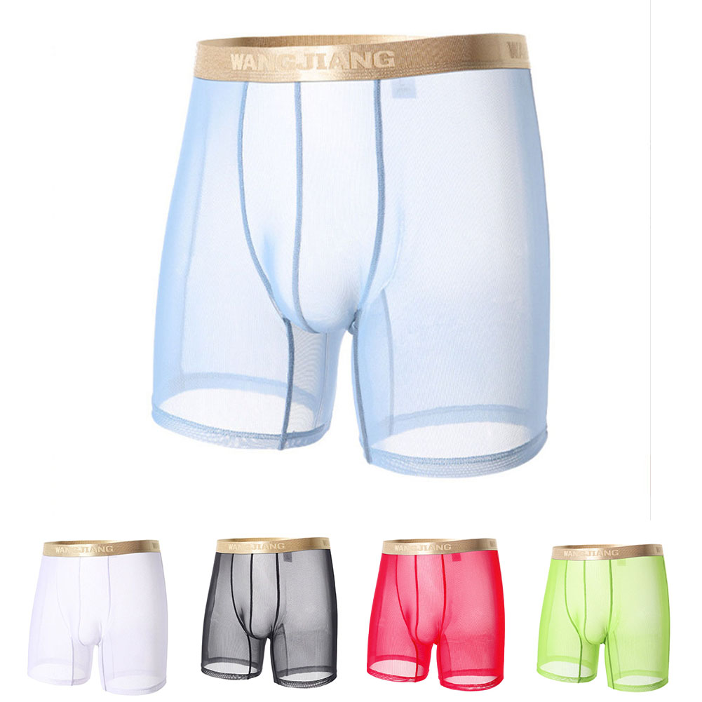 Boxer Shorts Modal - Calzoncillos Boxer Transparentes de Malla para