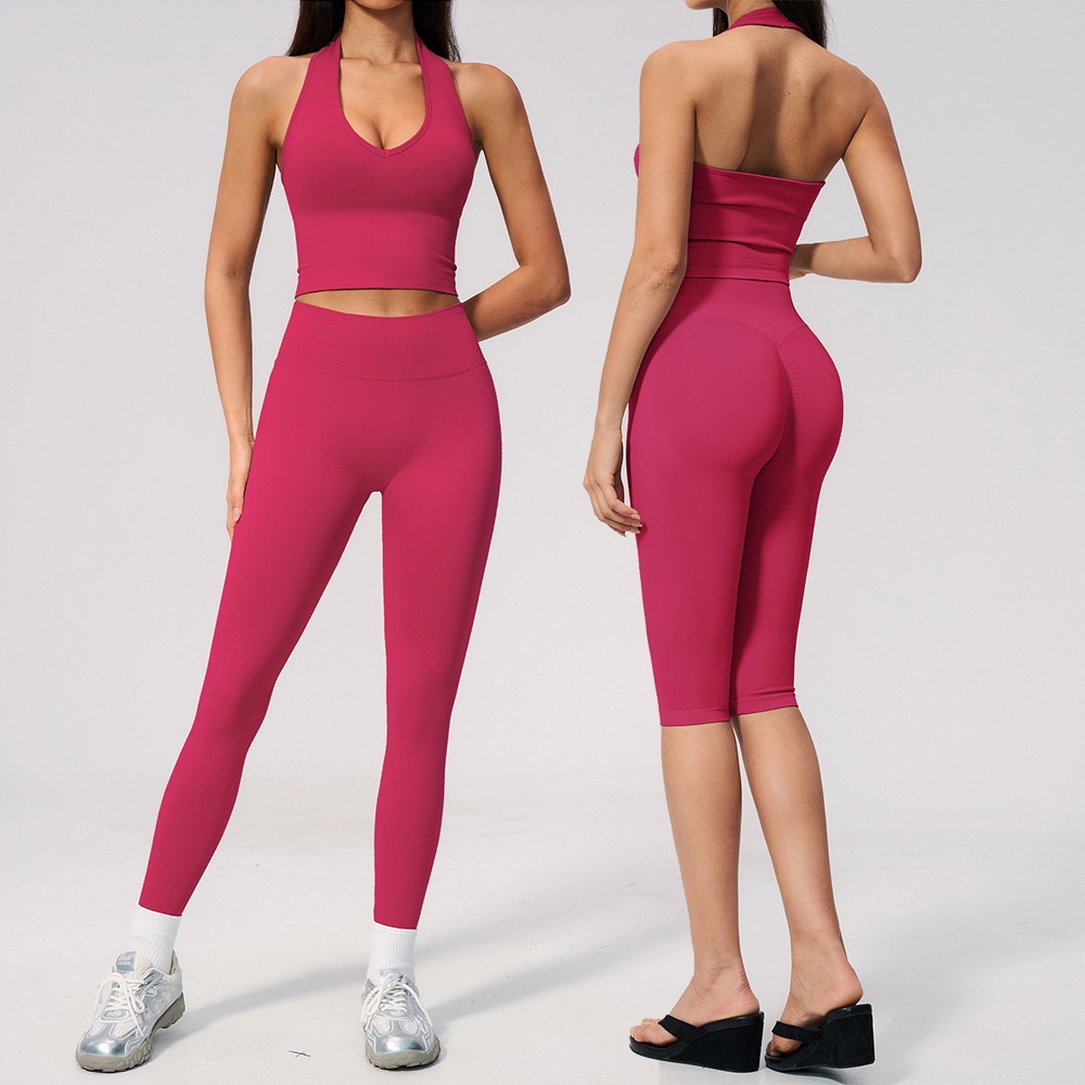 Compression Shorts Athletes - Conjunto de Yoga sin Costuras de