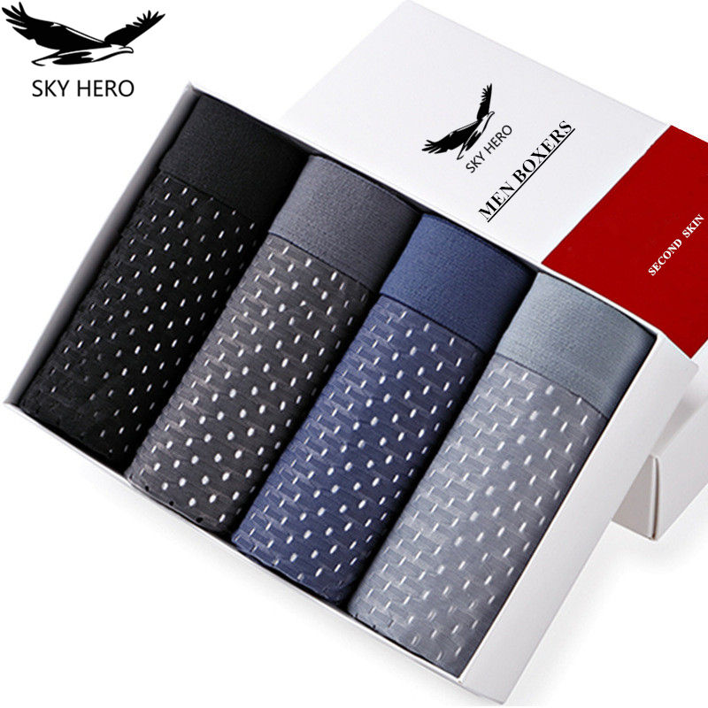 Boxer Shorts Modal - Calzoncillos bóxer de nailon para hombre,