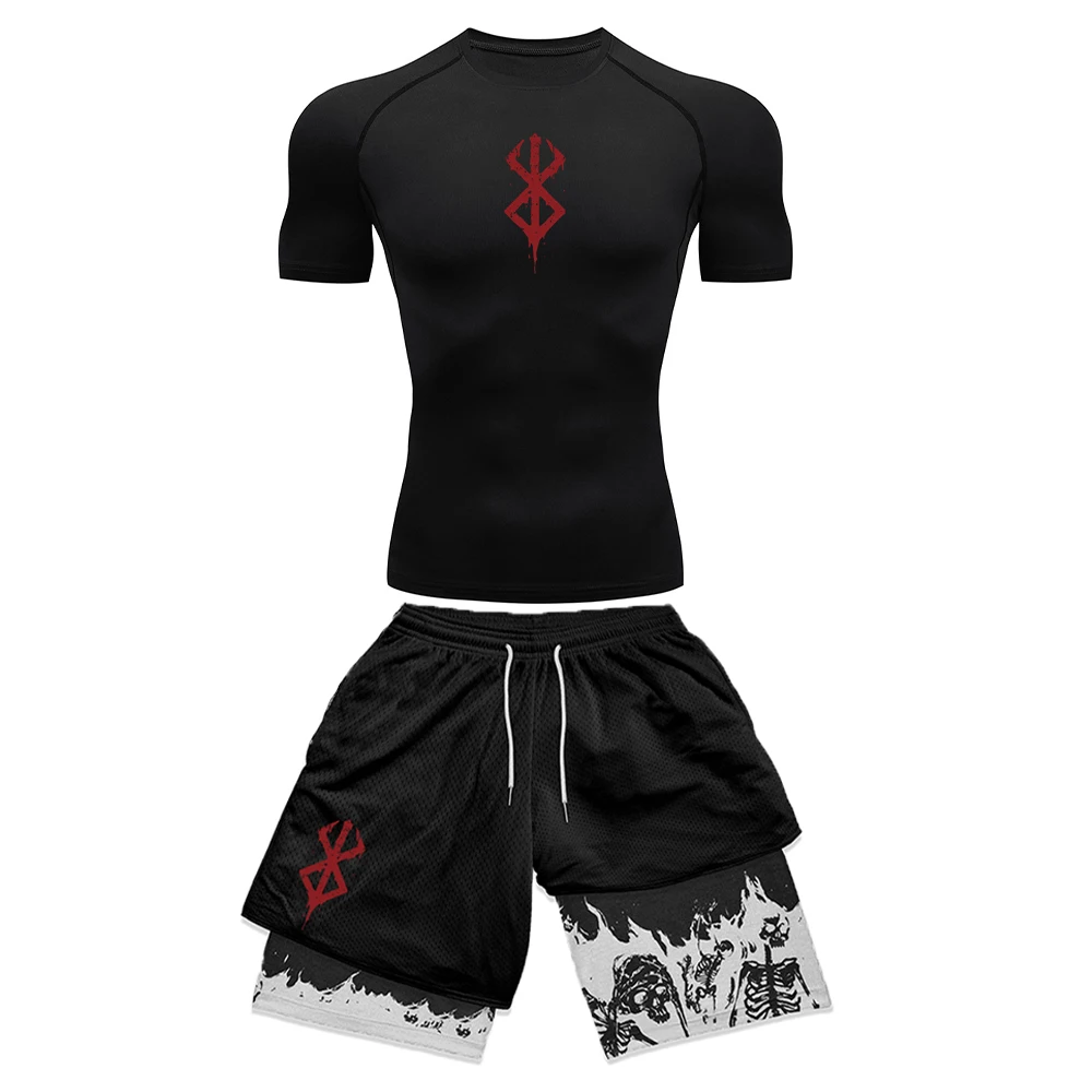 Compression Shorts Athletes - Conjunto de compresión para hombre con