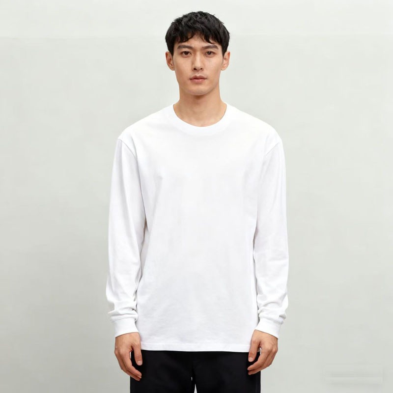 Undershirt Crew Neck - Camiseta de manga larga de algodón