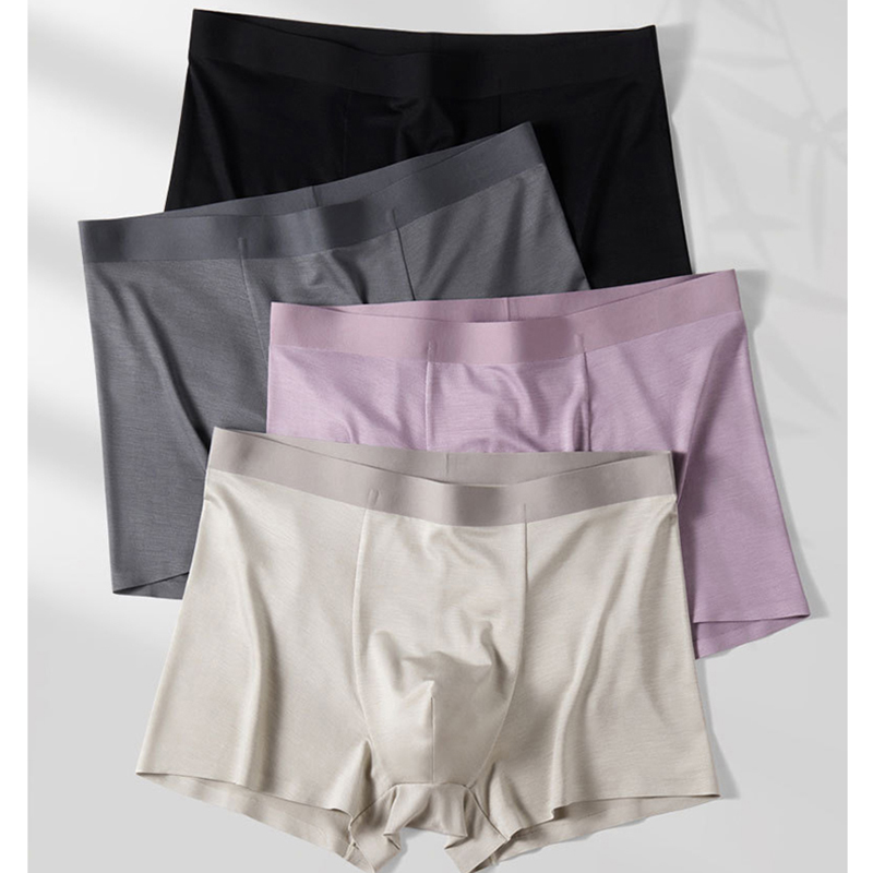4 unidades/lote, ropa interior - Bamboo Fiber Trunk reseña y precio