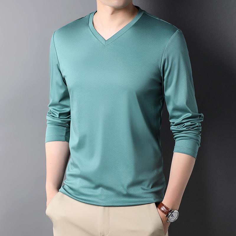 Camiseta de manga larga con cu - Undershirt Crew Neck reseña y precio