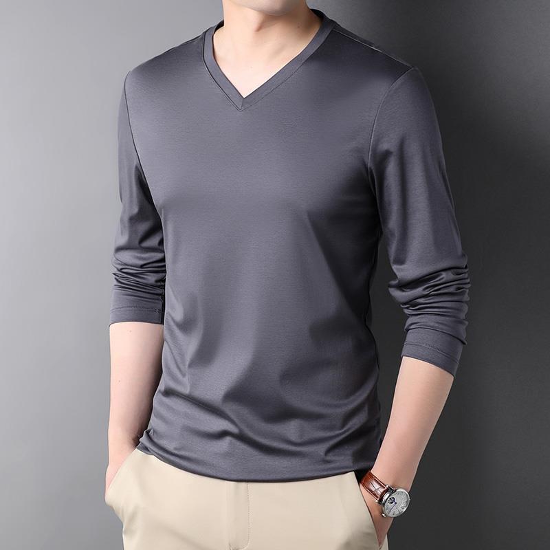 Camiseta de manga larga con cu - Undershirt Crew Neck reseña y precio
