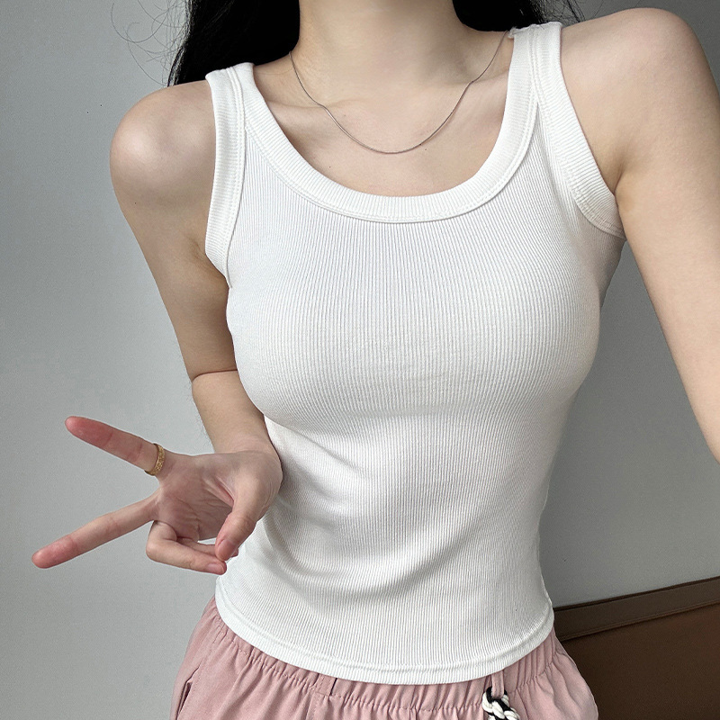 Camiseta sin mangas para mujer - Tank Top Ribbed reseña y precio