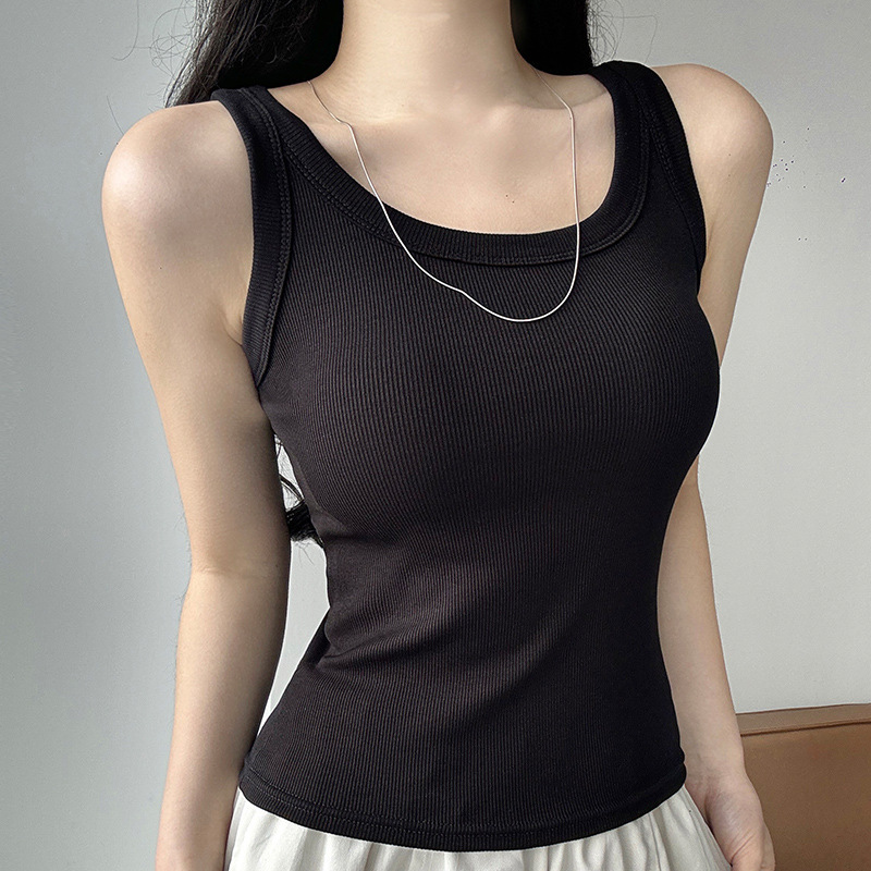 Camiseta sin mangas para mujer - Tank Top Ribbed reseña y precio