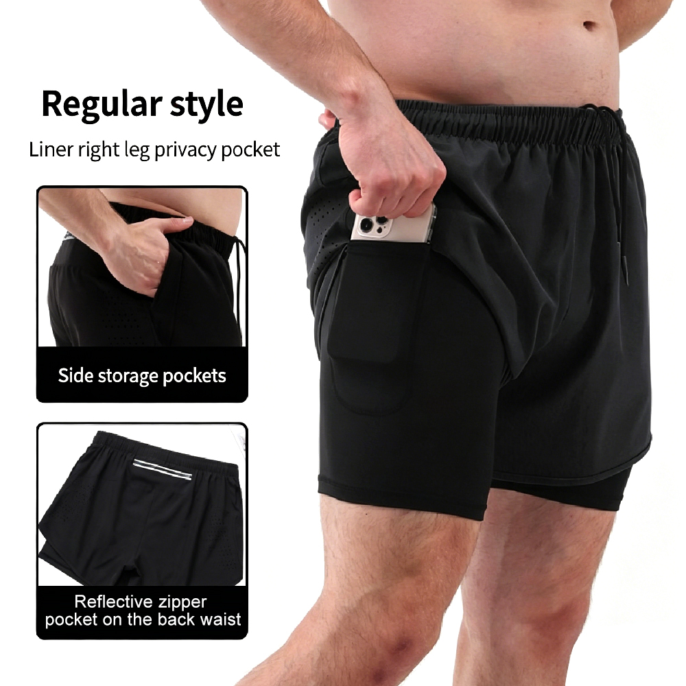 Shorts Deportivos 2 en 1 de Ci - Compression Shorts Athletes reseña y precio